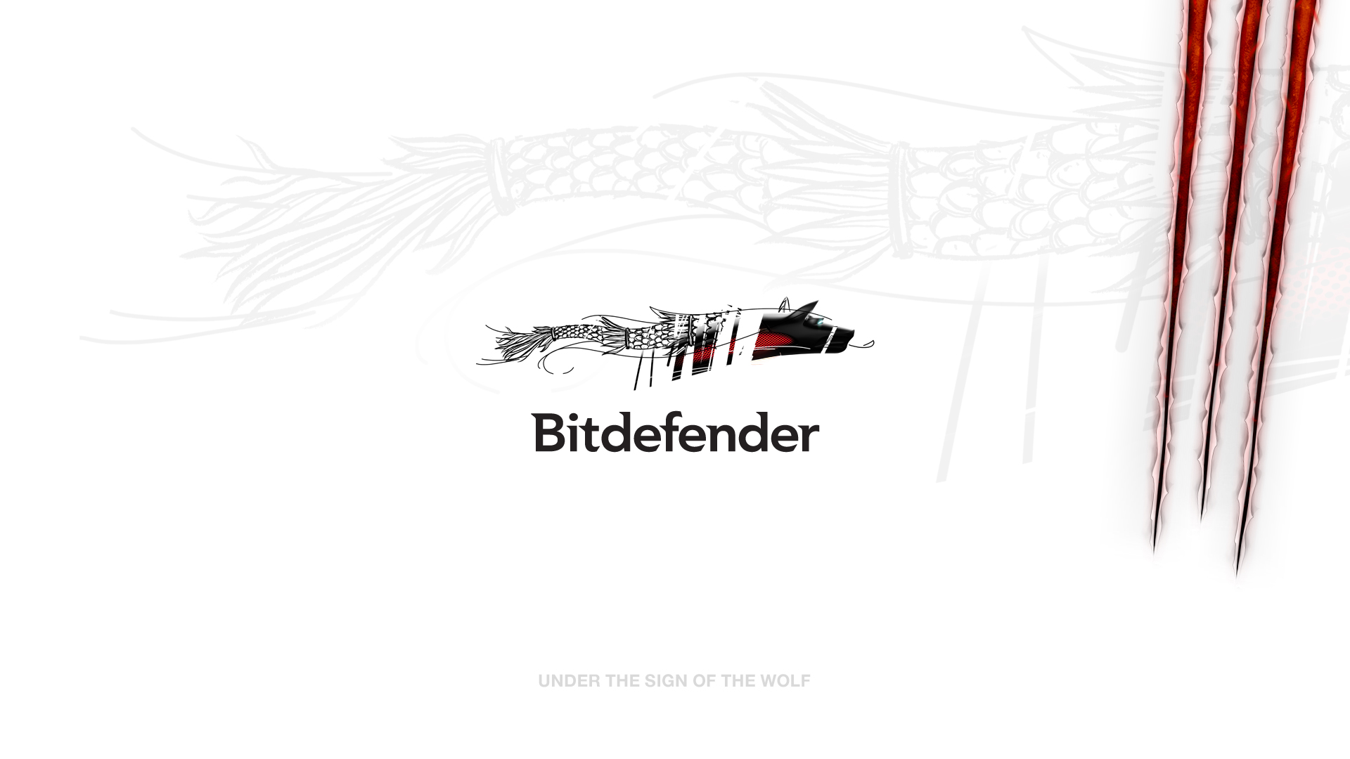 Papel de parede branco do Bitdefender 2013