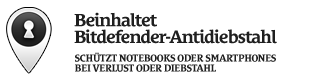 Jetzt mit Bitdefender Anti-Theft Schützt Laptops vor Diebstahl