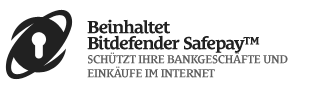 Jetzt mit Bitdefender Safepay™ Schützt Ihre Online-Bankgeschäfte und -Einkäufe