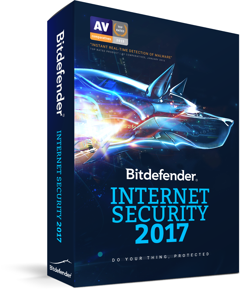 Bitdefender internet security 2017 3 pc 3 year license pc
