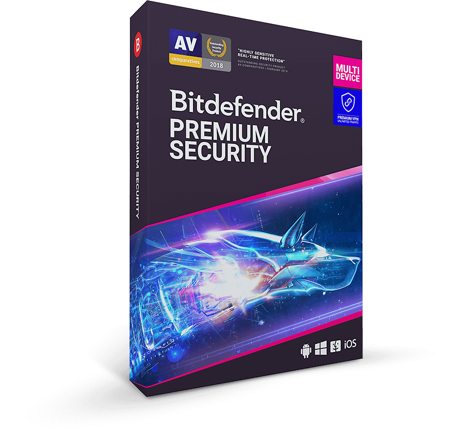 Bitdefender Premium Security (with Unlimited VPN and ...