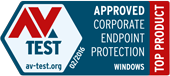 AV Test Approved Endpoint Security 2016