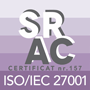 Logotipo de la certificación ISO/IEC 27001