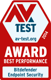 AV Test Best Performance Award 2014