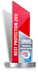 AV Test Best Performance Award 2011