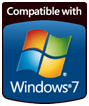 Logotipo de Compatible con Windows 7