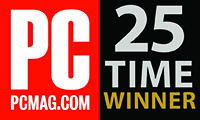 PC MAG - 25 TIMES WINNER