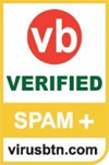 Vbspam+ certificatie van Virus bulletin - jan 2016